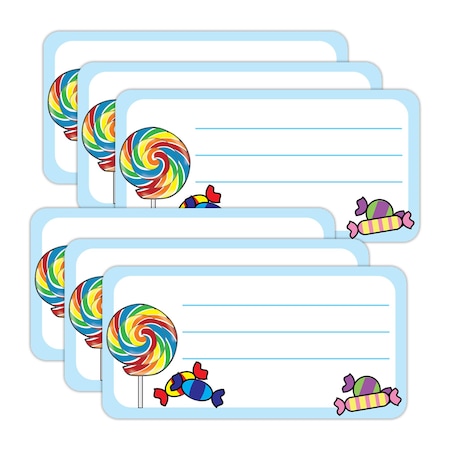 Creative Shapes Etc Candy Nametags, 216PK SE-0799